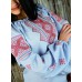 Embroidered blouse "Traditions New Red"